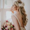 arranjo de rosas penteado